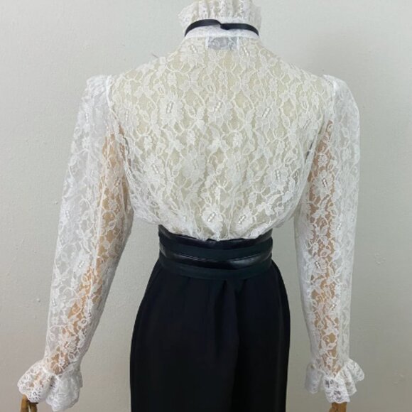 Vintage Edwardian Lace Blouse - Picture 2 of 3